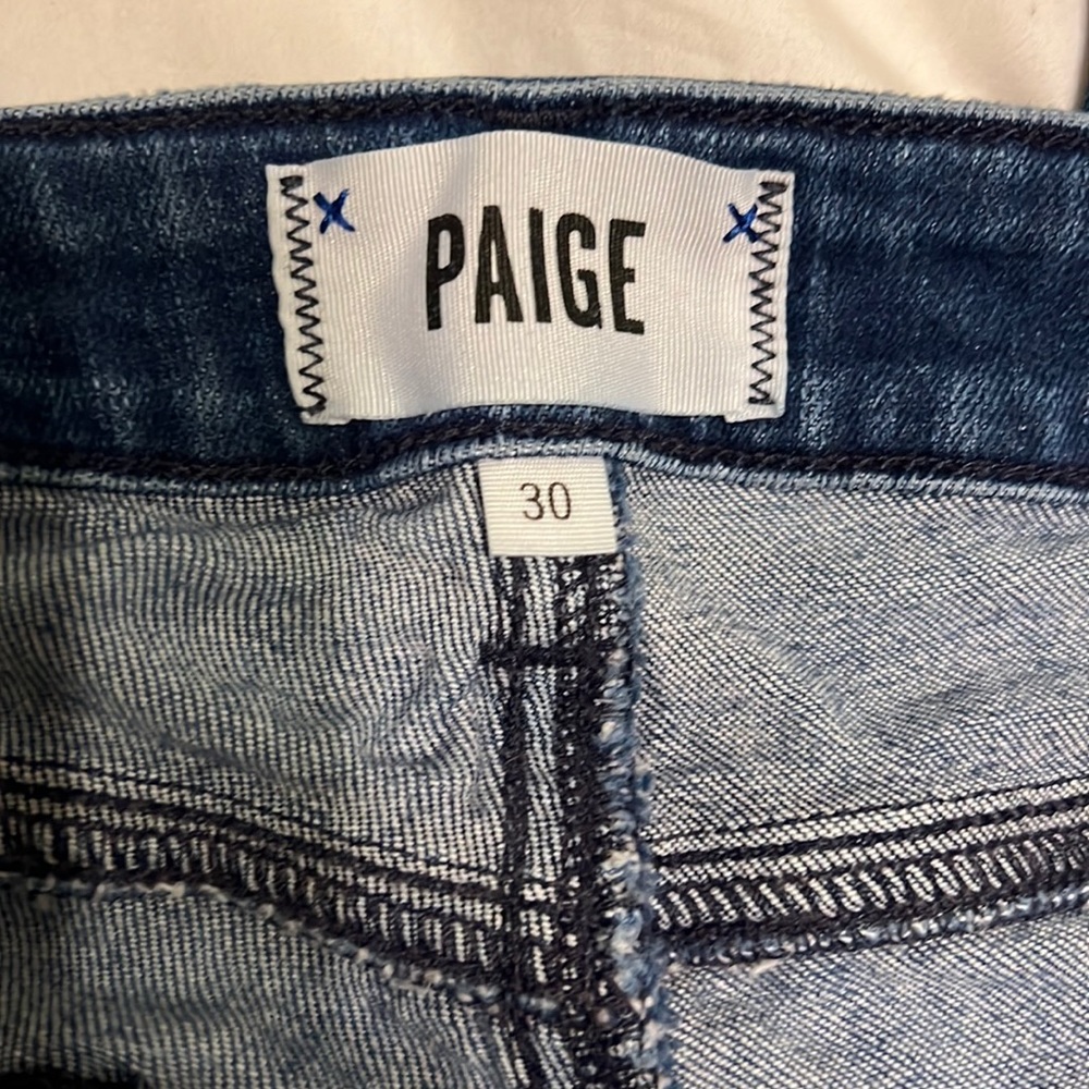 PAIGE JEANS - size 30 - style Verdugo Ankle - dark blue